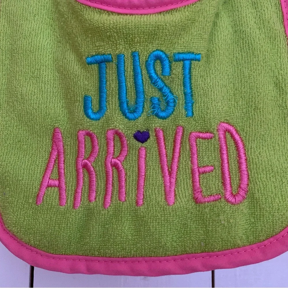 Baby Bib Just Arrived Terry Cotton Blend Colorful Bib